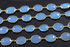 Aqua Chalcedony Oval Faceted Bezel Chain in Antique Rhodium, 15x21 mm,  (AQCHAL-BZCT)